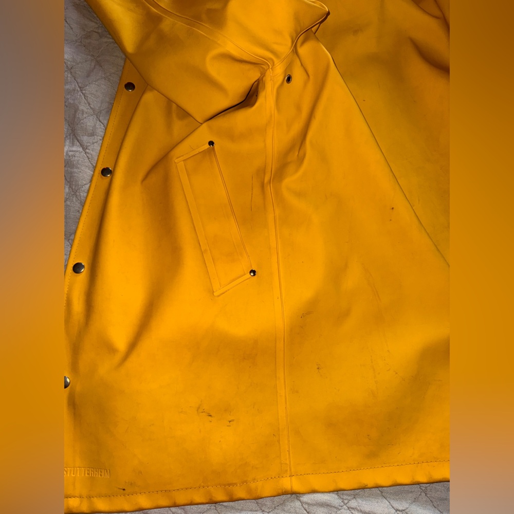 Stutterheim Yellow Raincoat (small) - image 5